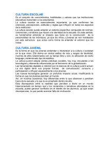 Cultura Escolar vs. Cultura Juvenil: Impacto y Motivaci&oacute;n