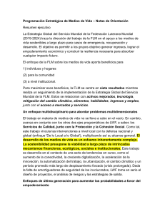 Programaci&oacute;n Estrat&eacute;gica de Medios de Vida: Gu&iacute;a