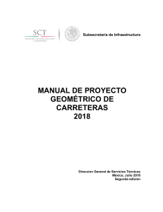 Manual de Proyecto Geométrico de Carreteras 2018