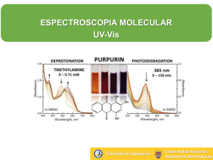 Presentaci&oacute;n de Espectroscopia Molecular UV-Vis