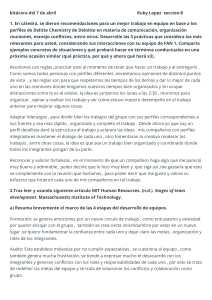 Bitácora de Trabajo en Equipo y Desarrollo Personal