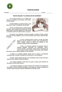 Prueba de Lenguaje: Cuento Aymara y Gramática