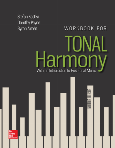Tonal Harmony Workbook: Exercises & Music Theory
