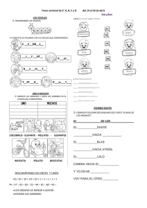 Hoja de Trabajo: Matemáticas y Lenguaje para Primaria