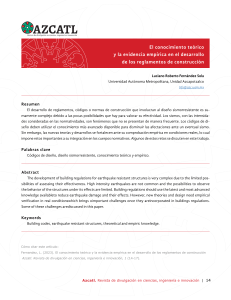 Códigos de Construcción y Resistencia Sísmica: Teoría vs. Evidencia