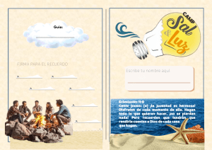 Gu&iacute;a de Campamento Juvenil: Reflexiones y Horarios