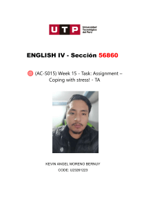 Coping with stress! - Kevin Moreno
