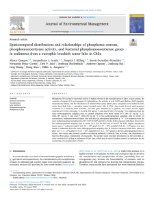 Phosphorus Cycling in Eutrophic Lake Sediments: A Research Study