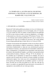Goffman y Valle-Incl&aacute;n: Acci&oacute;n Social en Luces de Bohemia