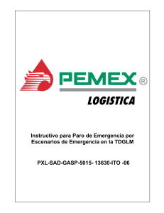 Paro de Emergencia TDGLM: Manual de Instrucciones PEMEX