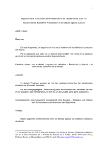 Debate Contra Juan V: Análisis de Economía y Ciencia Política