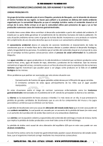 Contaminación del agua y salud: Unidad Problema