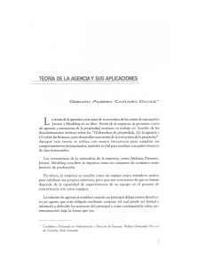 Teor&iacute;a de la Agencia Aplicaciones