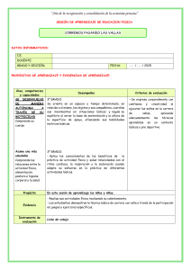 Plan de Clase: Carrera de Vallas - Educaci&oacute;n F&iacute;sica 3er Grado