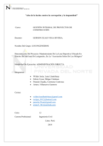 Mantenimiento Losa Deportiva: Informe de Proyecto Ingeniería Civil