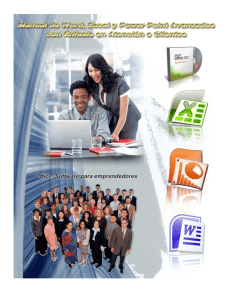 Manual Avanzado Word, Excel, PowerPoint: Atenci&oacute;n al Cliente