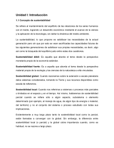 Sustentabilidad: Concepto, Principios y Dimensiones