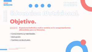 Nutrición y Gastronomía: Terapia, Dietas y Preparación de Alimentos
