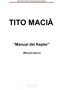 Manual del programa Kepler: Gu&iacute;a para astr&oacute;logos