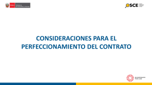 Perfeccionamiento del Contrato: Consideraciones Clave