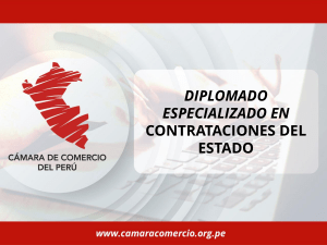 Contrataciones del Estado en Per&uacute;: Sistema Nacional de Abastecimiento