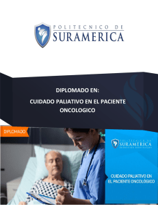 Cuidados Paliativos Oncológicos: Diplomado y Normatividad