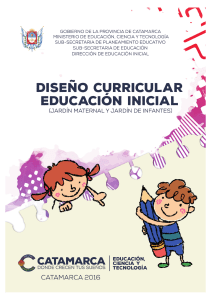 Diseño Curricular Educación Inicial Catamarca