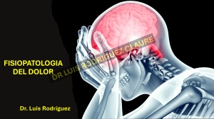 Fisiopatolog&iacute;a del Dolor: Presentaci&oacute;n M&eacute;dica