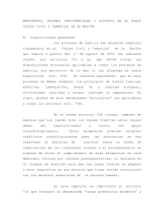 Matrimonio, Uniones y Divorcio en el Nuevo C&oacute;digo Civil Argentino