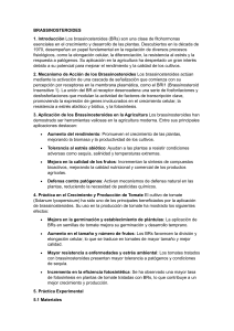 Brassinosteroides y Estrigolactonas en el Cultivo de Tomate