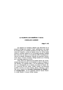 Ense&ntilde;anza de la Filosof&iacute;a de Coriolano Alberini: Un An&aacute;lisis