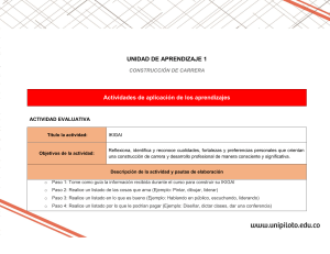 Actividad IKIGAI: Construcción de Carrera y Desarrollo Profesional