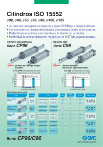 Cilindros ISO CP96/C96: Cat&aacute;logo de Productos SMC