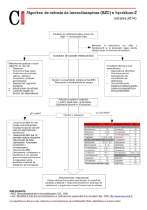 Retirada de Benzodiazepinas: Algoritmo y Gu&iacute;a Cl&iacute;nica