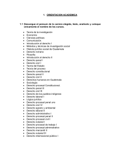 Plan de Estudios Derecho: Cursos, Habilidades y Presupuesto