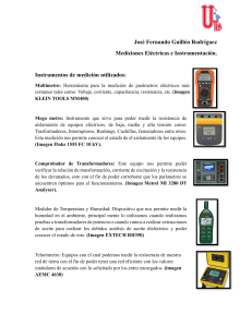 Instrumentos de Medición Eléctrica: Guía y Usos
