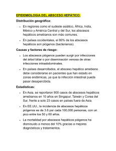 Absceso Hepático: Epidemiología, Etiología y Complicaciones