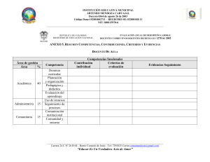 Formulario de Evaluaci&oacute;n Docente Colombia
