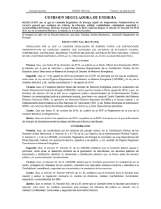 Resoluci&oacute;n CRE: C&oacute;digo de Red El&eacute;ctrica Nacional en M&eacute;xico