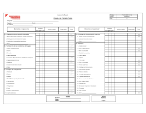 Checklist Camión Tolva: Inspección y Seguridad