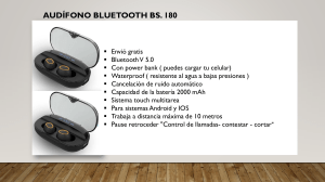 Audífonos Bluetooth BS. 180: Envío Gratis y Power Bank