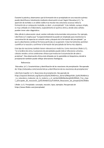 Reacciones de Precipitación: Identificación y Relevancia Clínica