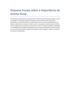 Direito Penal: Importância, Princípios e Aplicação