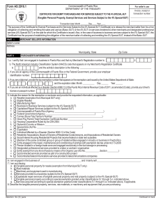 Puerto Rico Tax Exemption Certificate Form AS 2916.1