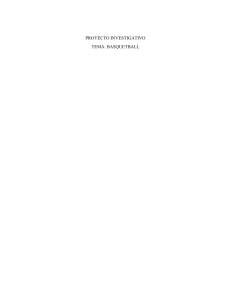 Proyecto de Investigación: Baloncesto - Lesiones y Globalización