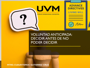 Voluntad Anticipada: Directivas Anticipadas Explicadas