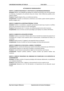 Actividades de Psicología de la Paternidad: Cambios Emocionales y Sociales