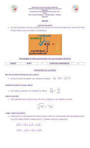 Raíces Matemáticas: Guía para Estudiantes de Secundaria