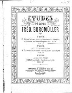Burgmuller 25 Etudes faciles, Op100 240922 165219