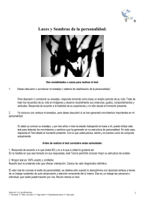 Test de Personalidad Eneatipos: Luces y Sombras